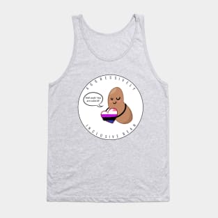 Genderfluid Pride: Aggressively Inclusive Bean Tank Top